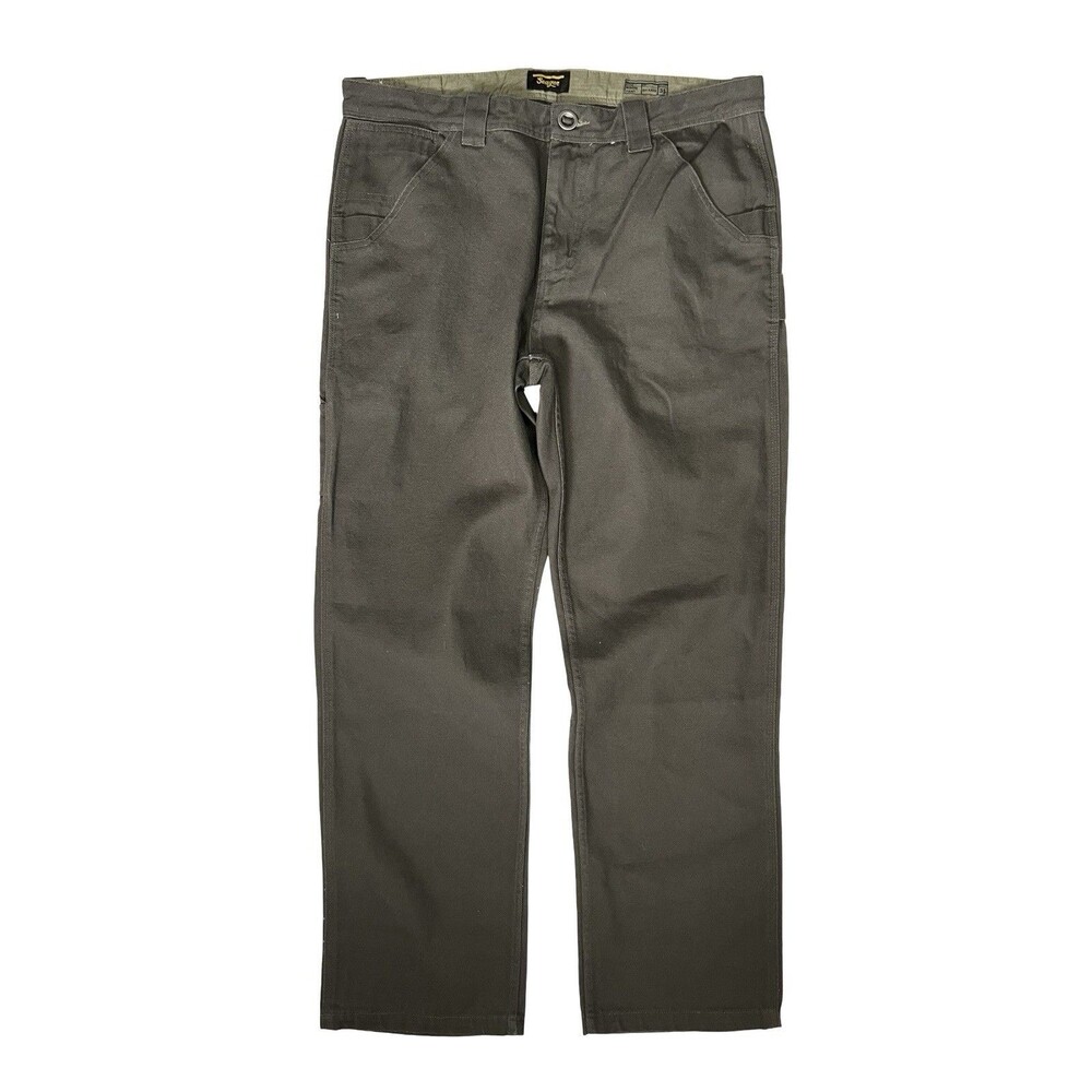 Seager Co Bison Pant Relaxed Fit Pants Men’s 35 Canvas Workwear Green